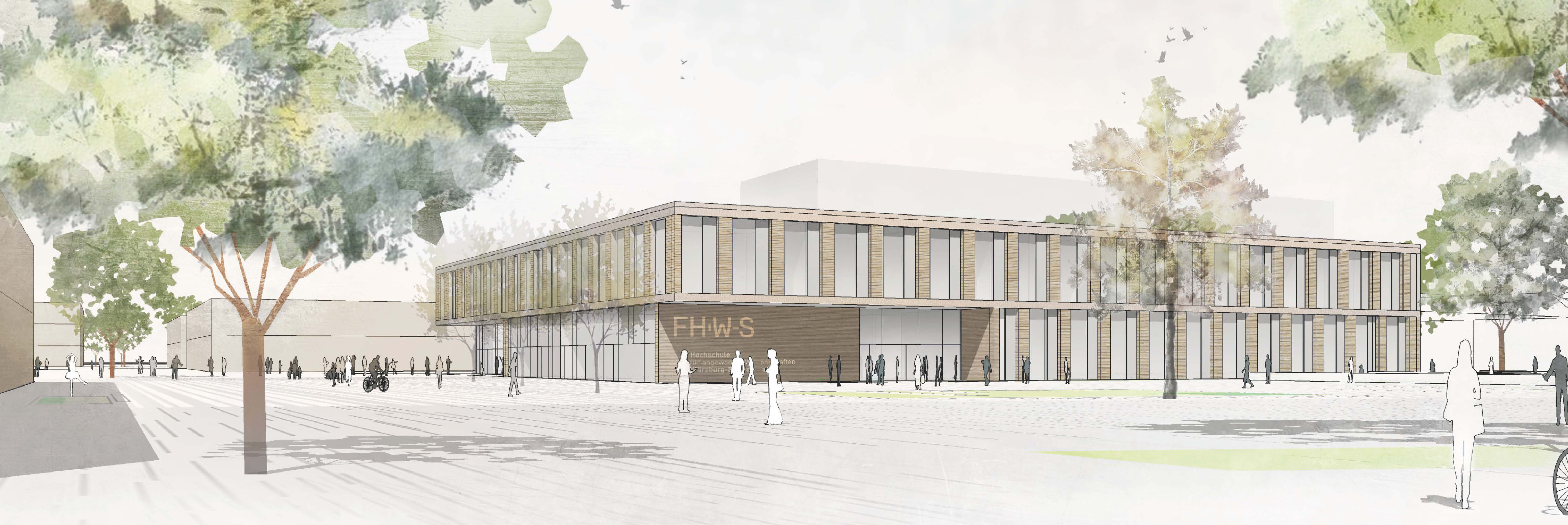 Neubau der Fakultät für angewandte Wissenschaften der FHWS Schweinfurt – Anerkennung (mit Sinning Architekten)